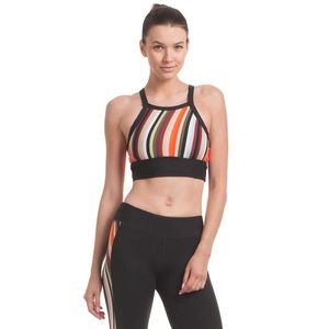 Trina Turk La Floradita High Neck Sports Bra NWT